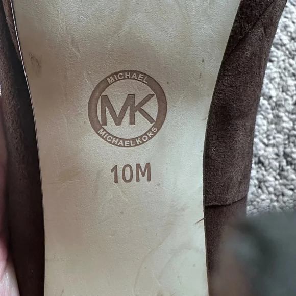 Michael Kors Womens Brown Suede Mary Jane Stiletto Platform Heels US size 10 - Picture 9 of 10